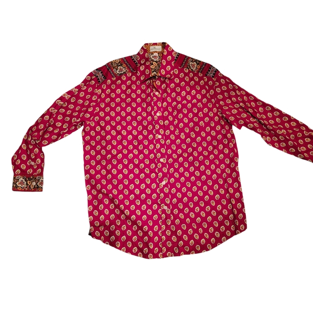 VTG NWT Vera Bradley Designs Button-Front Shirt Size L - Picture 8 of 11